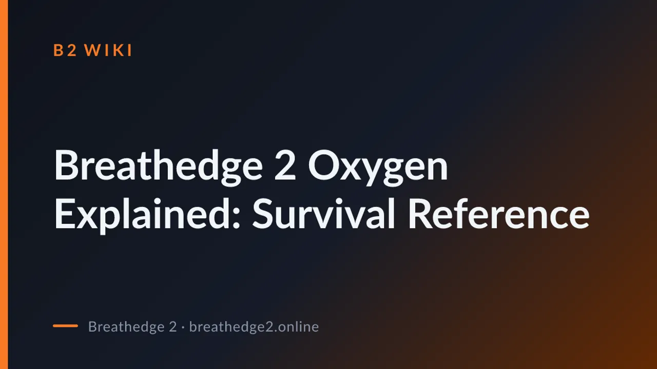 Breathedge 2 Oxygen Explained: Survival Reference